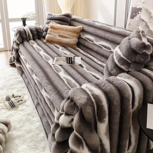 BowLift | FleeceElegance - Thick and cloud-like sofa cover