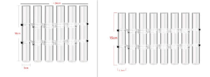 LZINA™ | Flexible Flower Vases with Hinges | Modern Glass Tube Vase