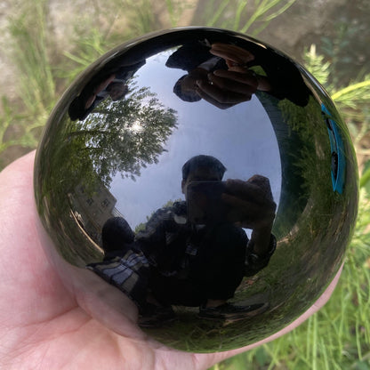 LZINA™ | Obsidian Crystal Ball Decoration