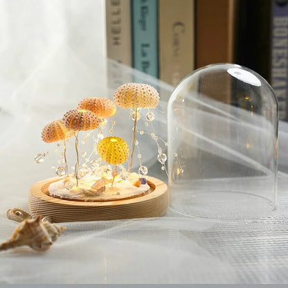 BowLift | LumiCraft – One-of-a-kind DIY Table Lamp with Natural Seashells for Cozy Décor