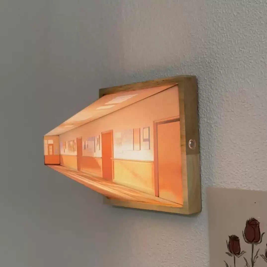 BowLift 3D Glasses-Free Optical Illusion Wall Lamp & Night Light — Gallery-Style Illumination