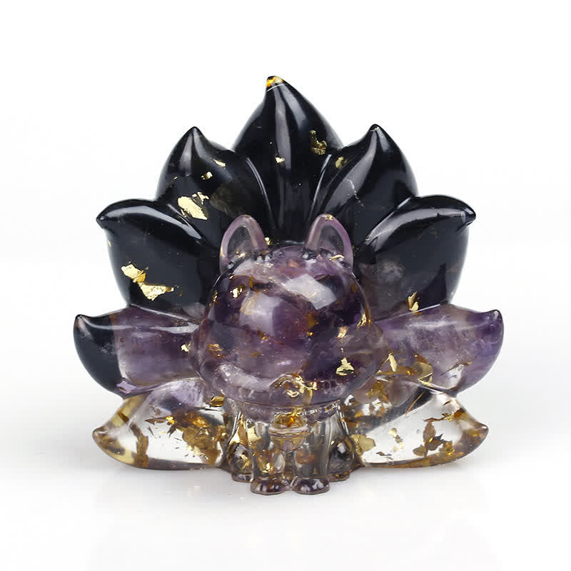 LZINA™ | Nine-Tailed Fox Gemstone Decoration