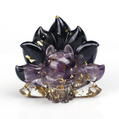 LZINA™ | Nine-Tailed Fox Gemstone Decoration