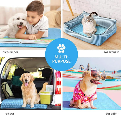 LZINA™ | Extra-Large Dog Cooling Mat for Summer Comfort