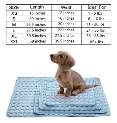 LZINA™ | Cooling mat for pets with non-toxic self-cooling gel