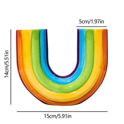 LZINA™ | Rainbow Reflection Vase