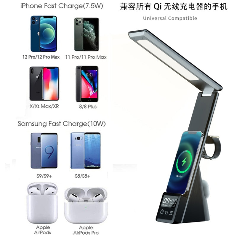BowLift Desk Lamp with Wireless Charger — Sleek, Modern Lighting for Your Desk
