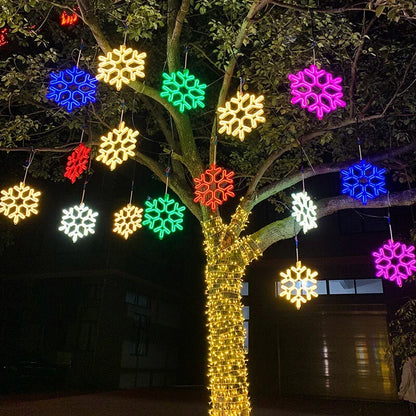 LZINA™ | Waterproof LED Snowflake Light for Festive Winter Decoration