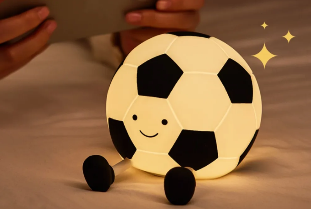 LZINA™ | Rechargeable Soccer Ball Silicone Night Light – GlowKick