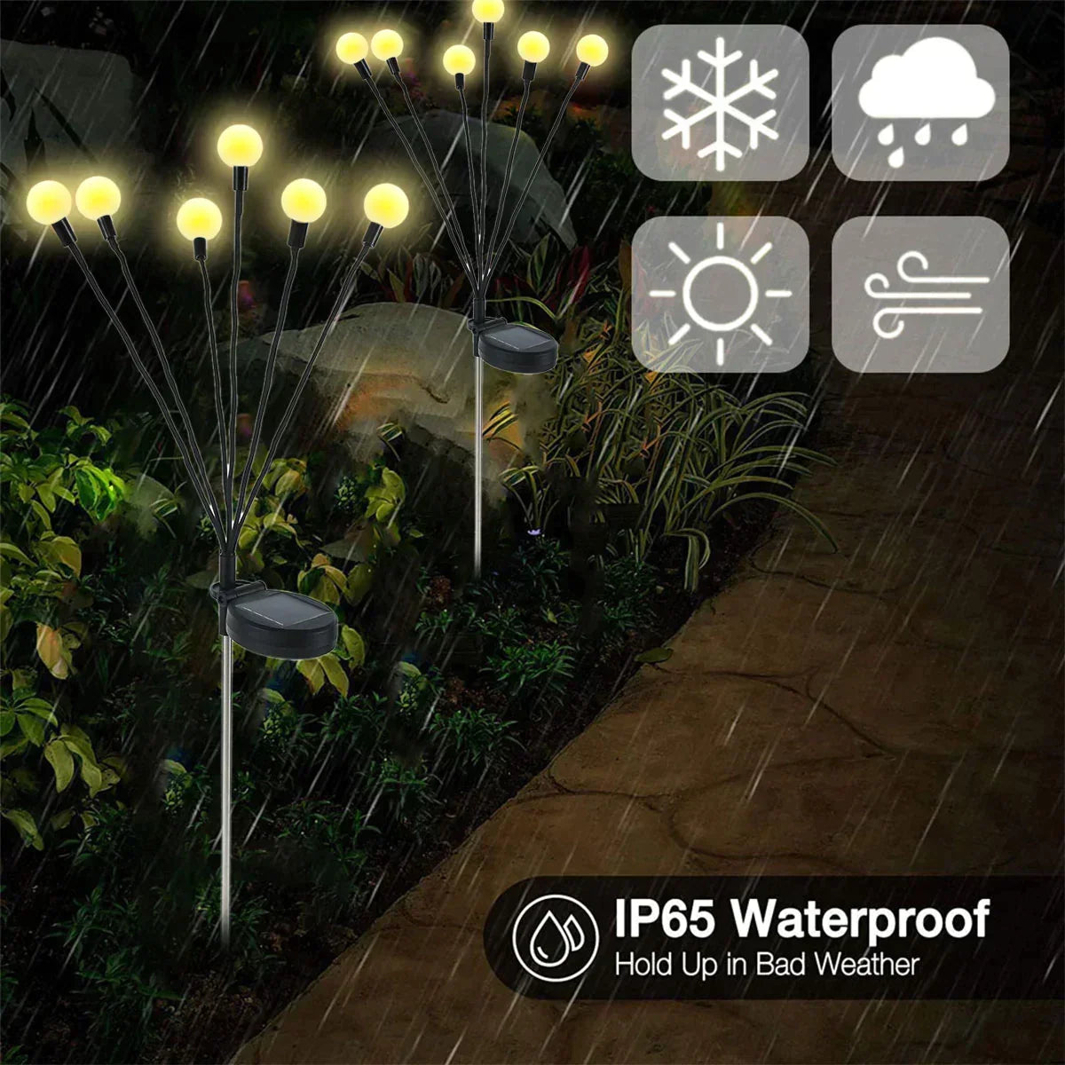 LZINA™ | Solar-powered Firefly Garden Light