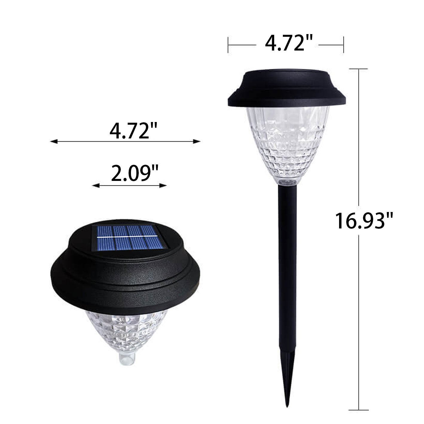 LZINA™ | Solar waterproof circular divergent light shadow design LED outdoor garden decorative light