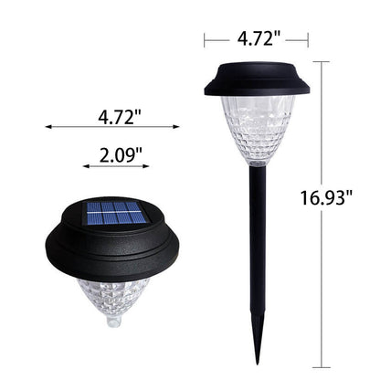 LZINA™ | Solar waterproof circular divergent light shadow design LED outdoor garden decorative light