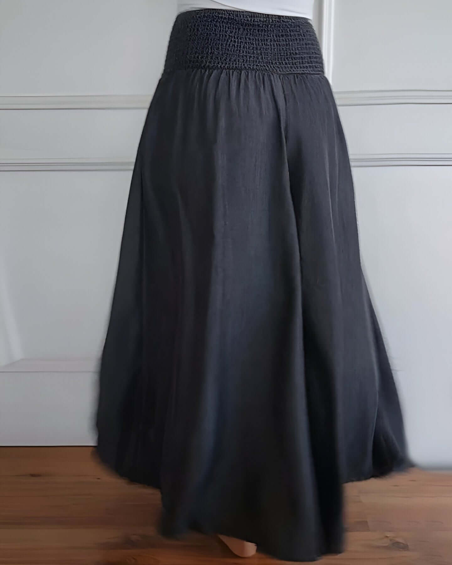 Women’s Elastic Waist Wide Leg Palazzo Trousers