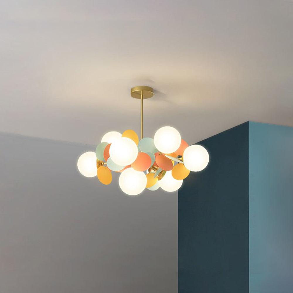 BowLift | Flower Branch Chandelier Living Room