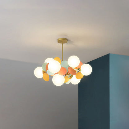 BowLift | Flower Branch Chandelier Living Room