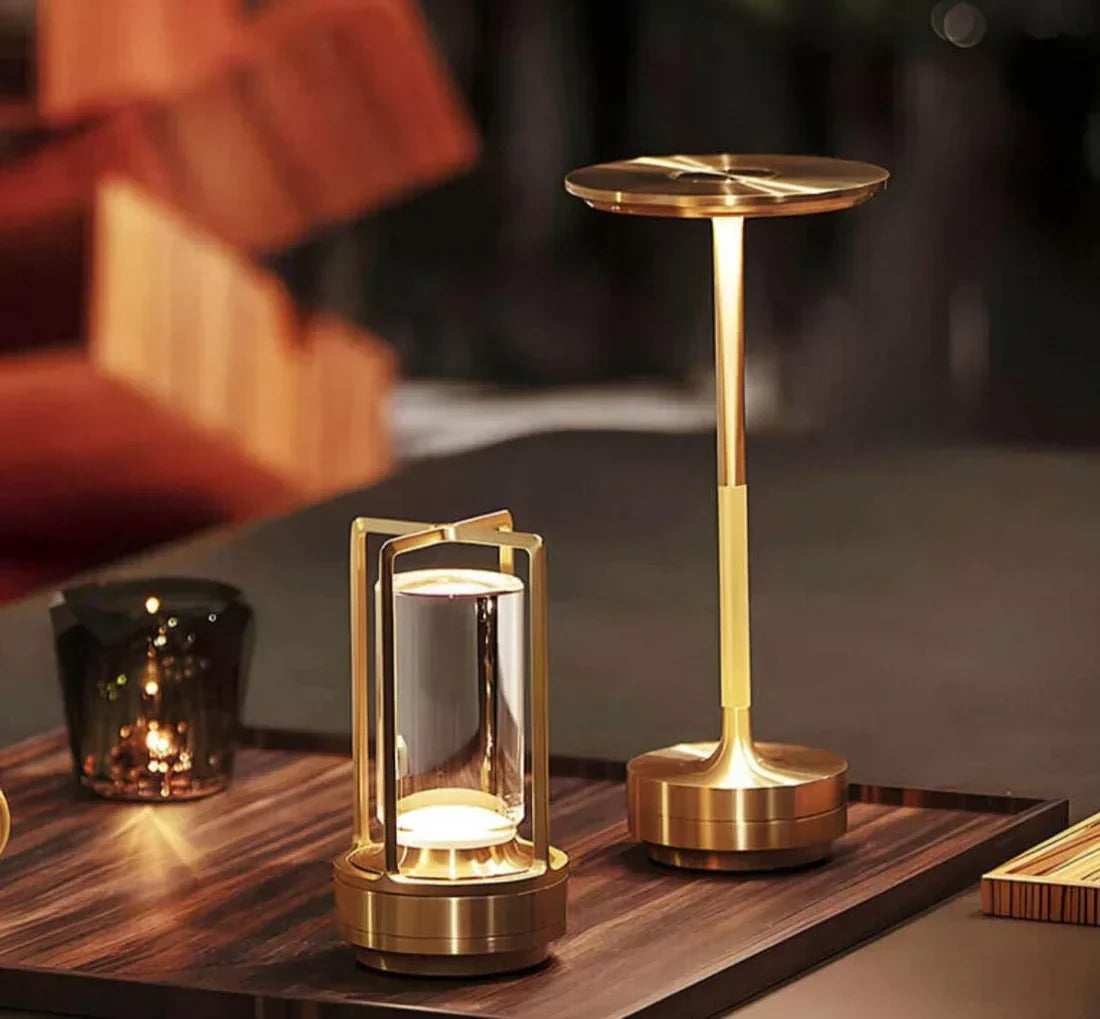 BowLift Waterproof & Portable Crystal Table Lamp – AuroraGlow