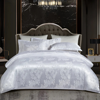 BowLift | Lovely Satin Duvet Cover with Floral Print