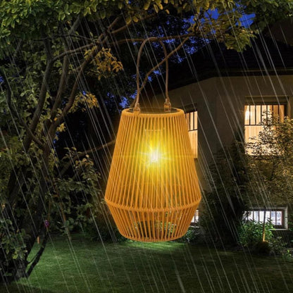 LZINA™ | Solar Outdoor Handwoven Garden Lamps | Waterproof Landscape Light for Villa & Terrace Decoration - Alpho