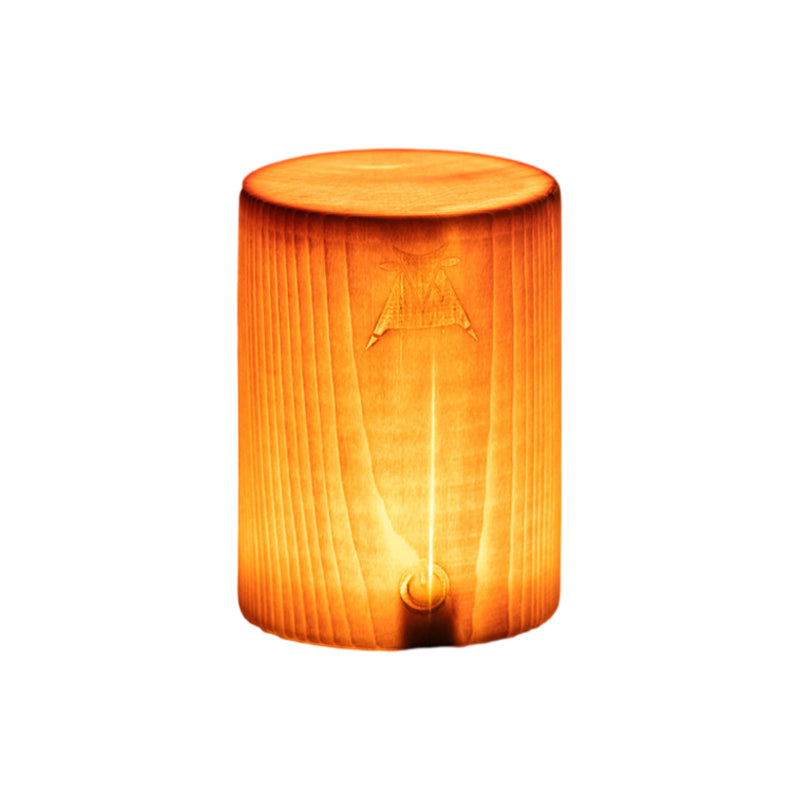 LZINA™ | LumiWood – Battery-Powered LED Table Lamp with Touch Control