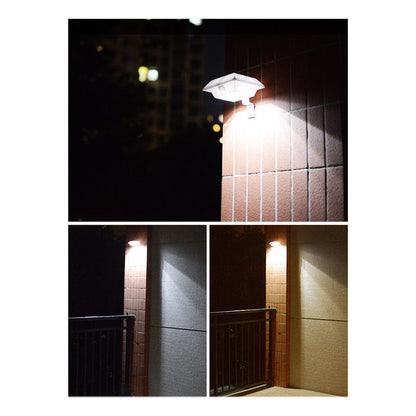 LZINA™ | Solar UFO Shape Design Fence Light LED Outdoor Wall Lamp