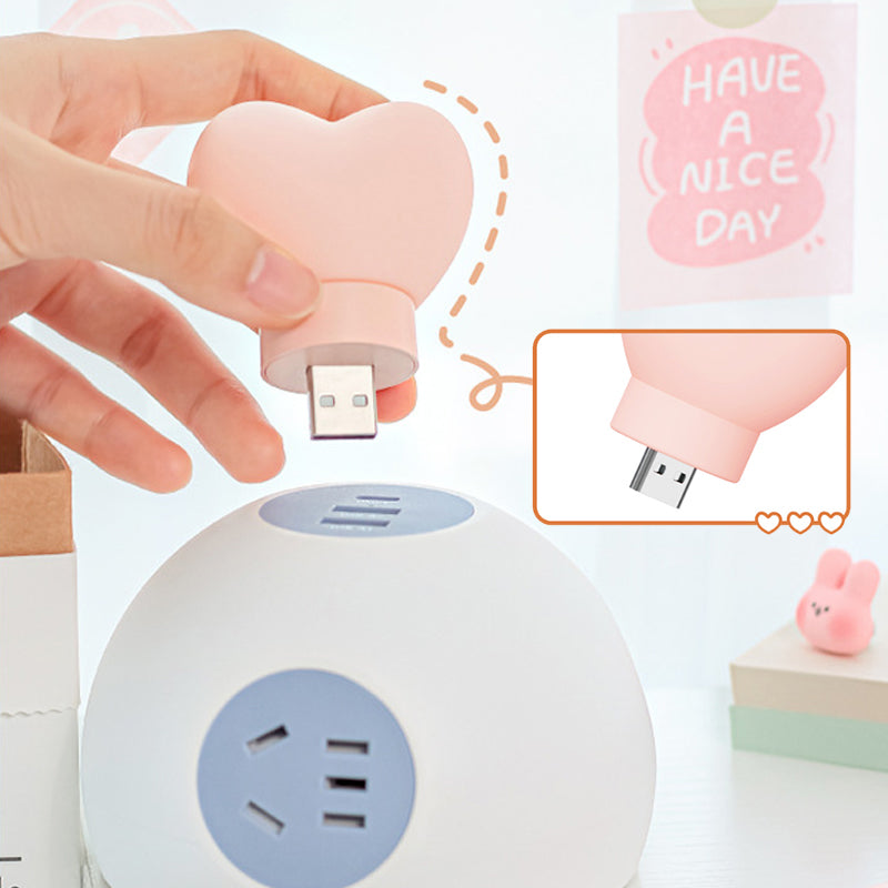 LZINA™ | Cute Heart Shaped Night Light