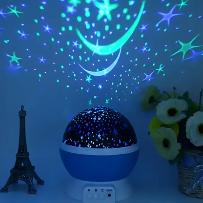 BowLift Luna Star Projector Night Lamp