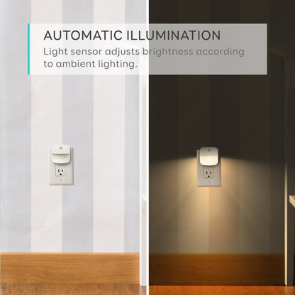 LZINA™ | Energy-saving socket night lights with auto sensor (6-pack)