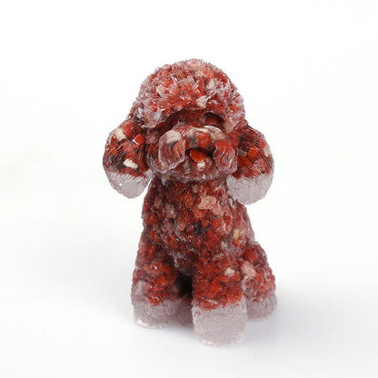 BowLift | Natural Crystal Poodle Gemstone Decoration