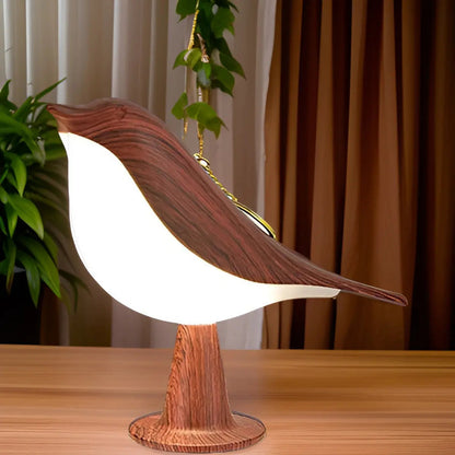 BowLift Bird Lamp Lumina — Touch-Control Ambient Night Light with Aromatherapy Diffuser