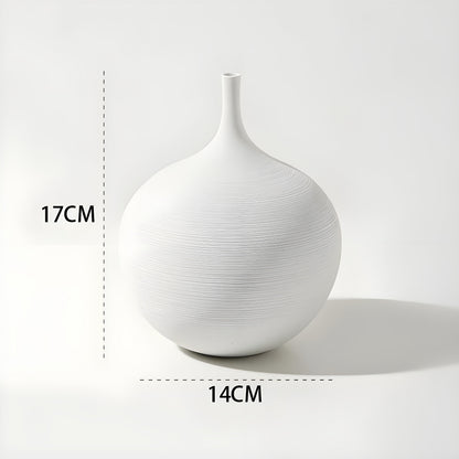LZINA™ | Minimalistic Handcrafted Ceramic Zen Vase