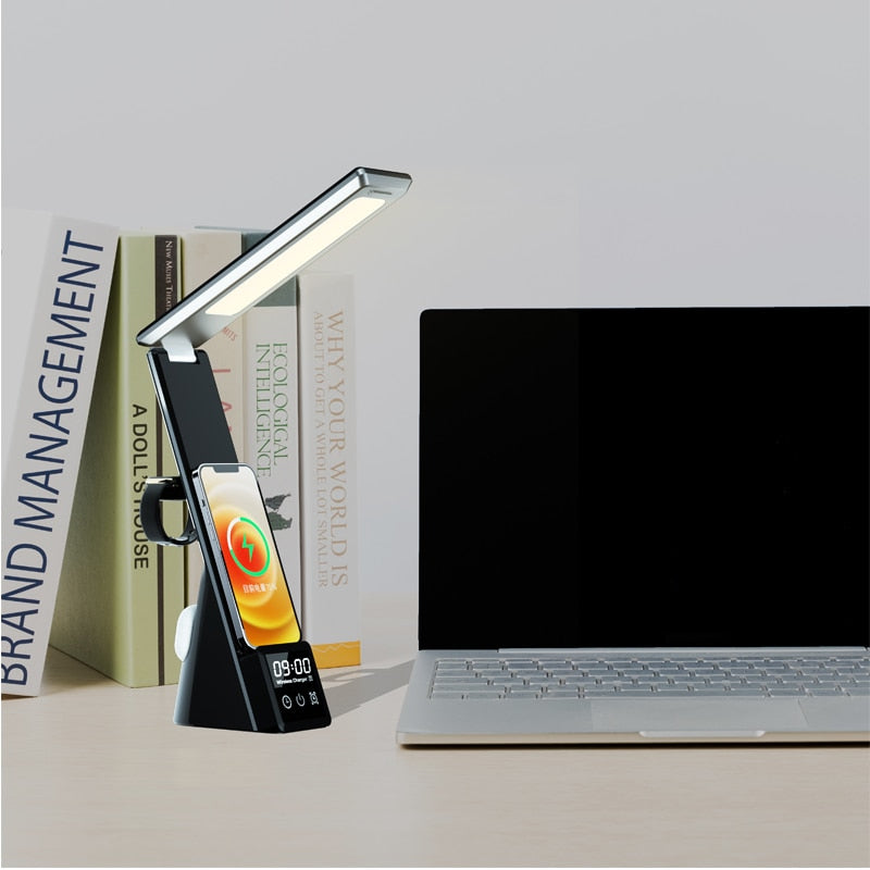 BowLift Desk Lamp with Wireless Charger — Sleek, Modern Lighting for Your Desk