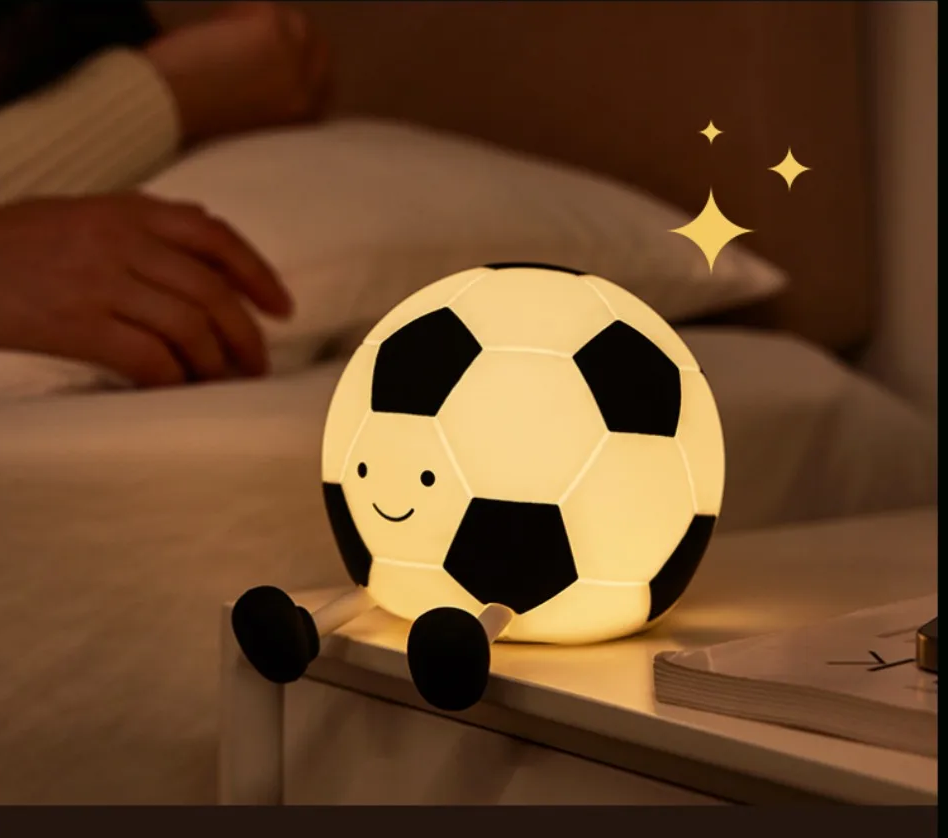 LZINA™ | Rechargeable Soccer Ball Silicone Night Light – GlowKick