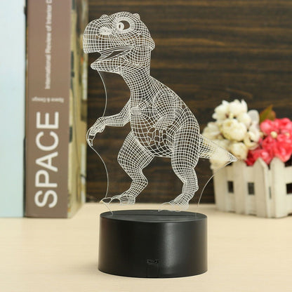 LZINA™ | Dinosaur Night light - 3D Dinosaur Light - T Rex Night Light