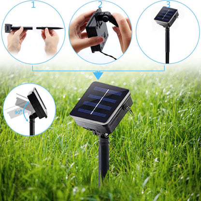 LZINA™ | Solar Water Droplet String Lights