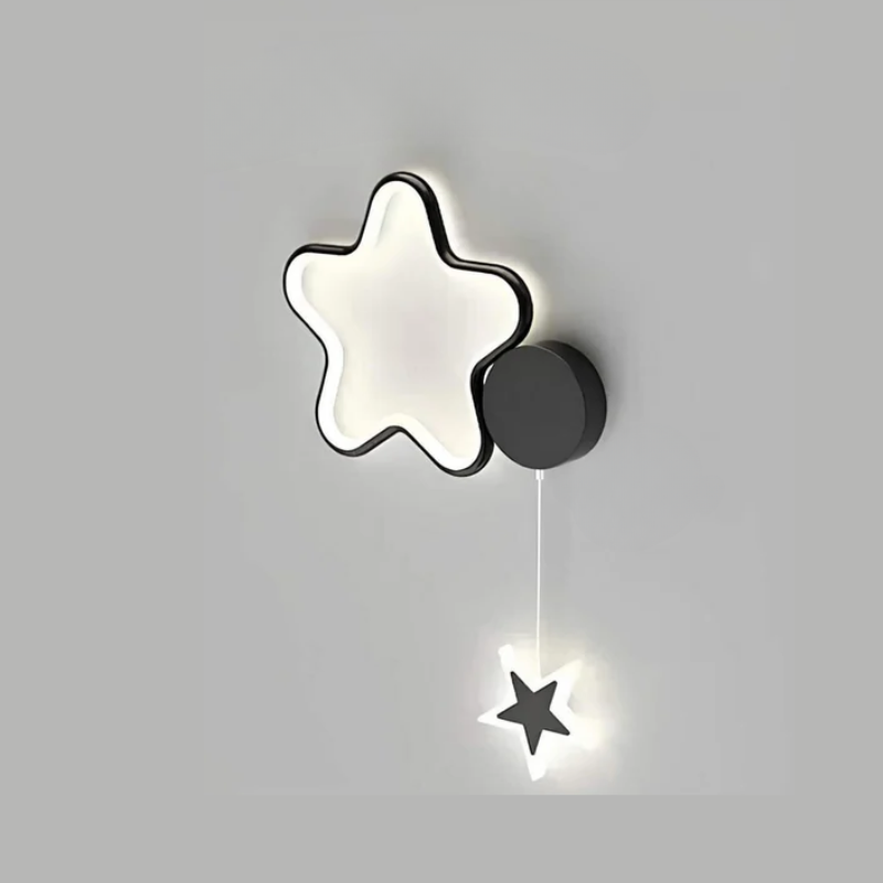 BowLift DreamLight: Enchanting Wall Lamp with Clouds, Stars and Moon