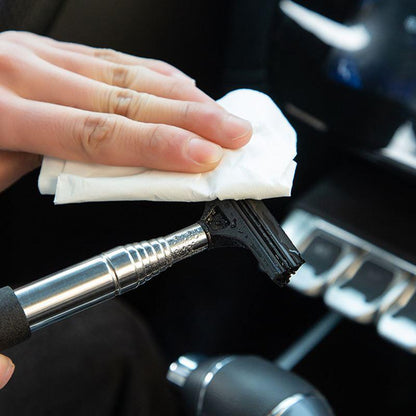 Adjustable rearview mirror wiper washing device portable | Bowlift