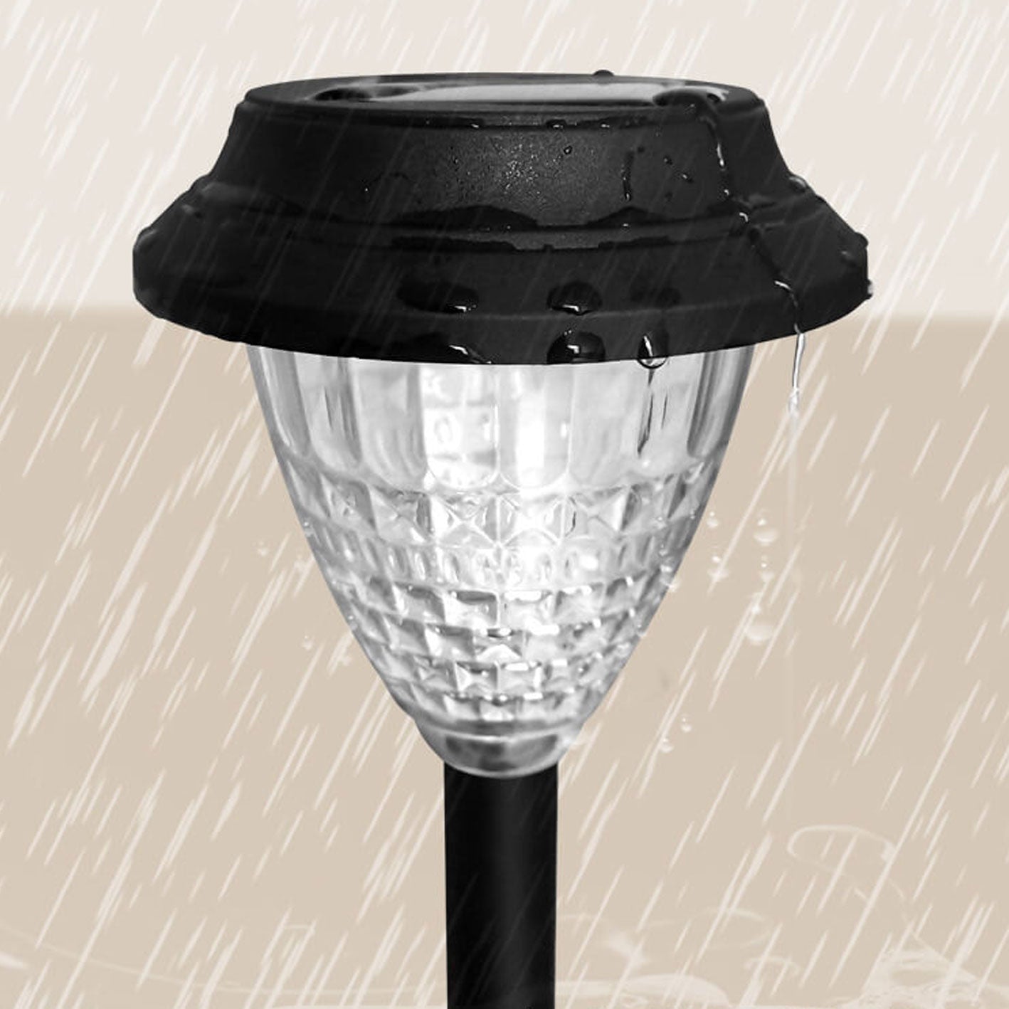 LZINA™ | Solar waterproof circular divergent light shadow design LED outdoor garden decorative light