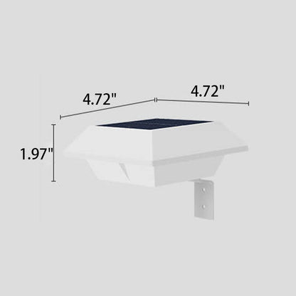 LZINA™ | Solar UFO Shape Design Fence Light LED Outdoor Wall Lamp
