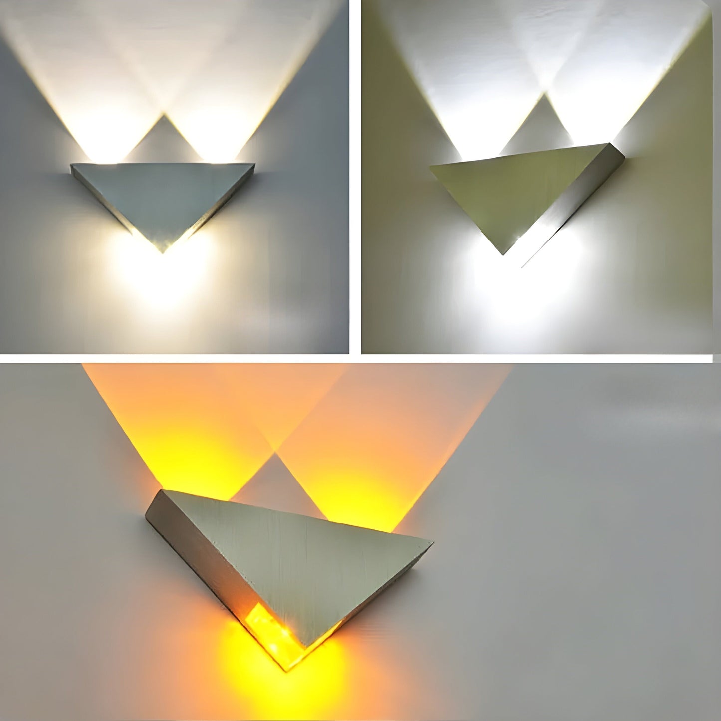 BowLift Light – Modern Triangle LED Wall Light for a Sleek Geometric Accent