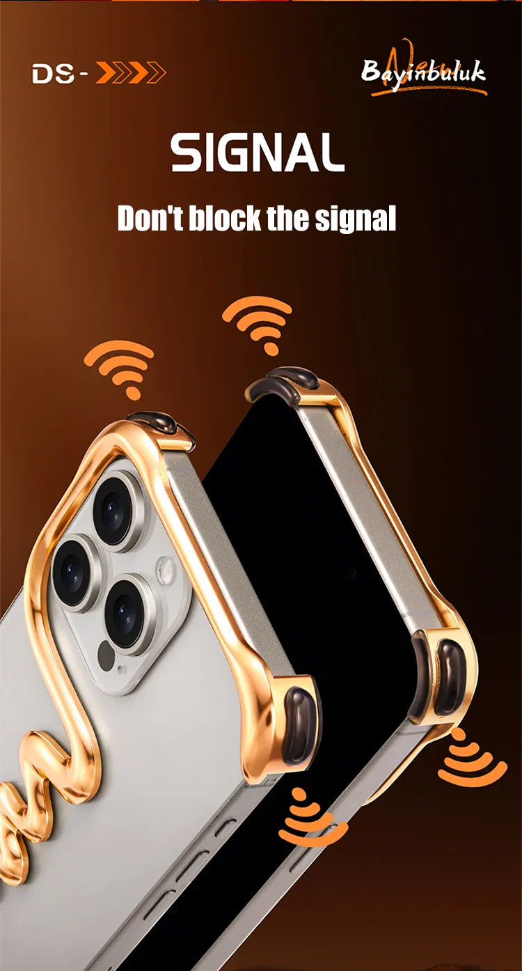 LZINA™ | Metal Alloy Frameless iPhone Case