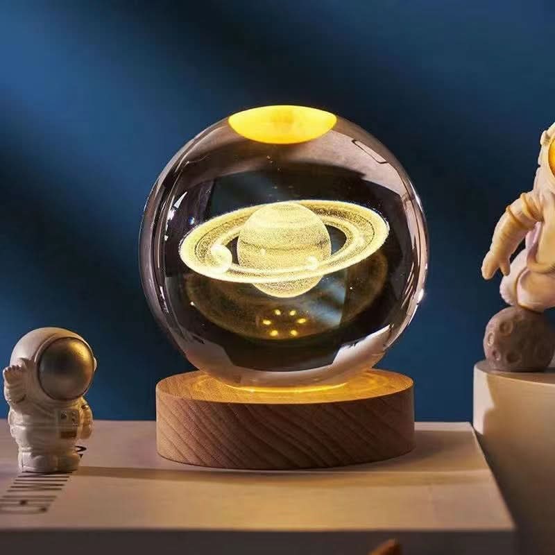 LZINA™ | Elegant 3D LED Night Light with Sparkling Star Effect
