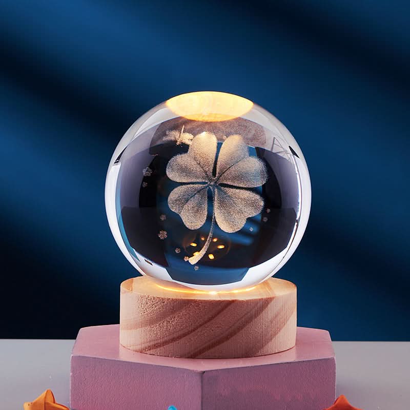 LZINA™ | Elegant 3D LED Night Light with Sparkling Star Effect