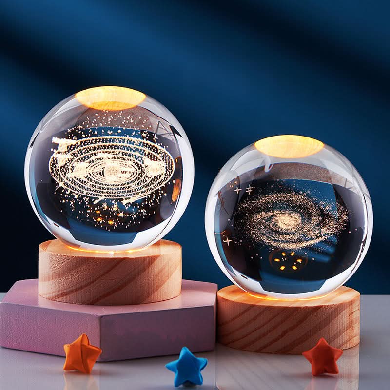 LZINA™ | Elegant 3D LED Night Light with Sparkling Star Effect
