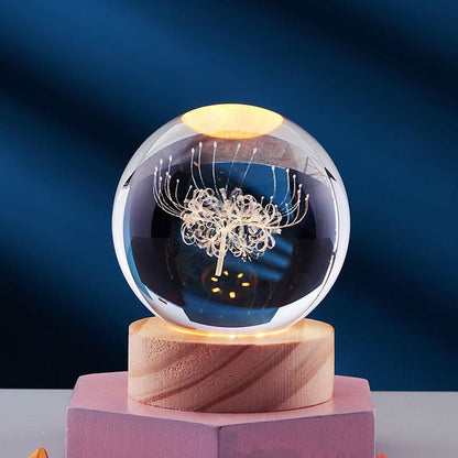 LZINA™ | Elegant 3D LED Night Light with Sparkling Star Effect