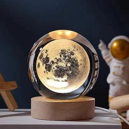LZINA™ | Elegant 3D LED Night Light with Sparkling Star Effect