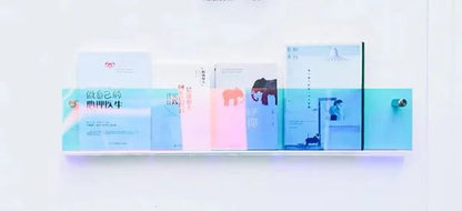 BowLift | ClearLine – Stylish Acrylic Wall Shelf for Magazines