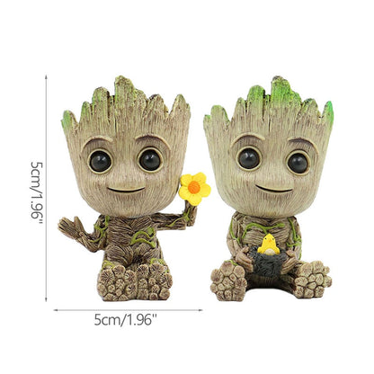 LZINA™ | Cartoon Large Miniature Figure: Playful Office Decoration