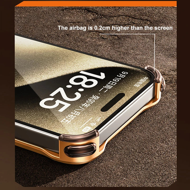 LZINA™ | Metal Alloy Frameless iPhone Case