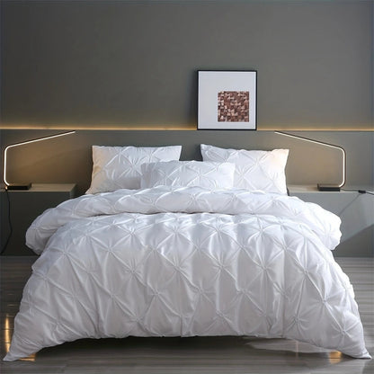 LZINA™ | Amore Luxury Pinch Pleat Duvet Cover Set