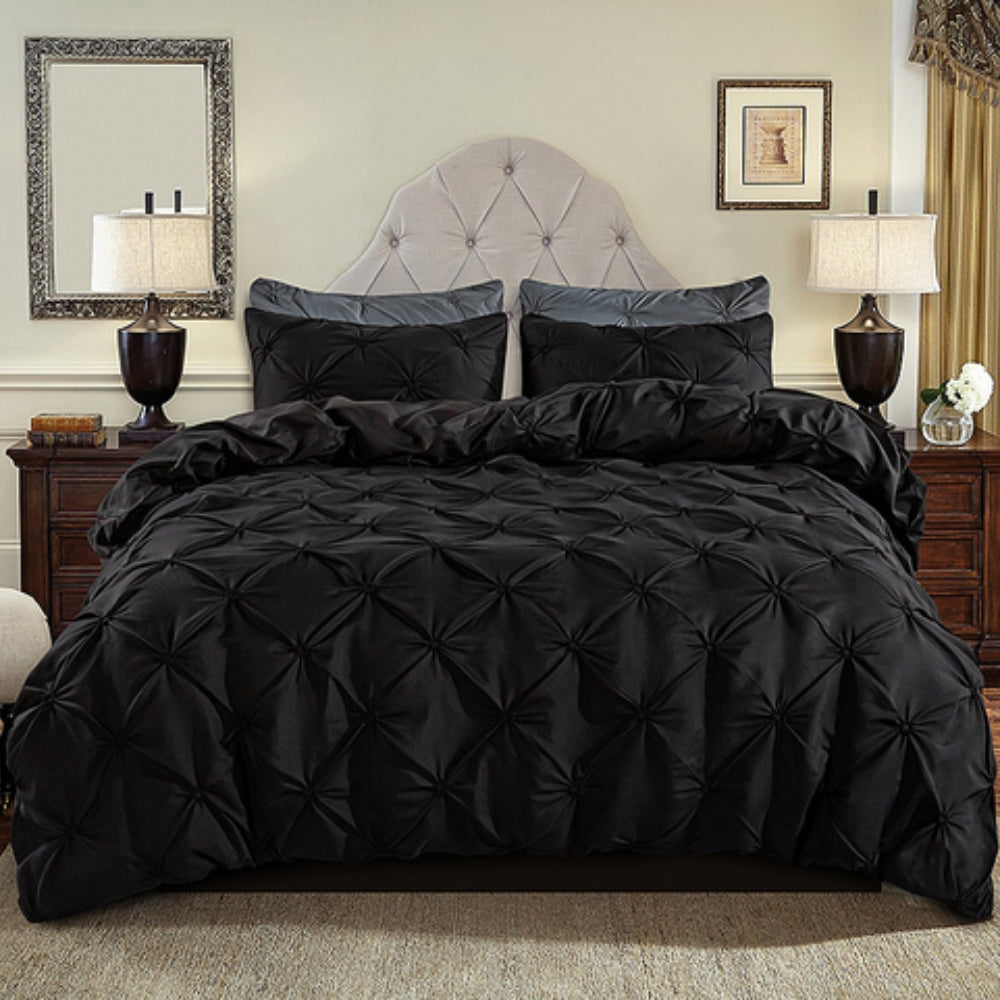 LZINA™ | Amore Luxury Pinch Pleat Duvet Cover Set